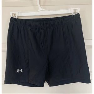 Under Armour Medium Black Stretch Athletic Shorts
